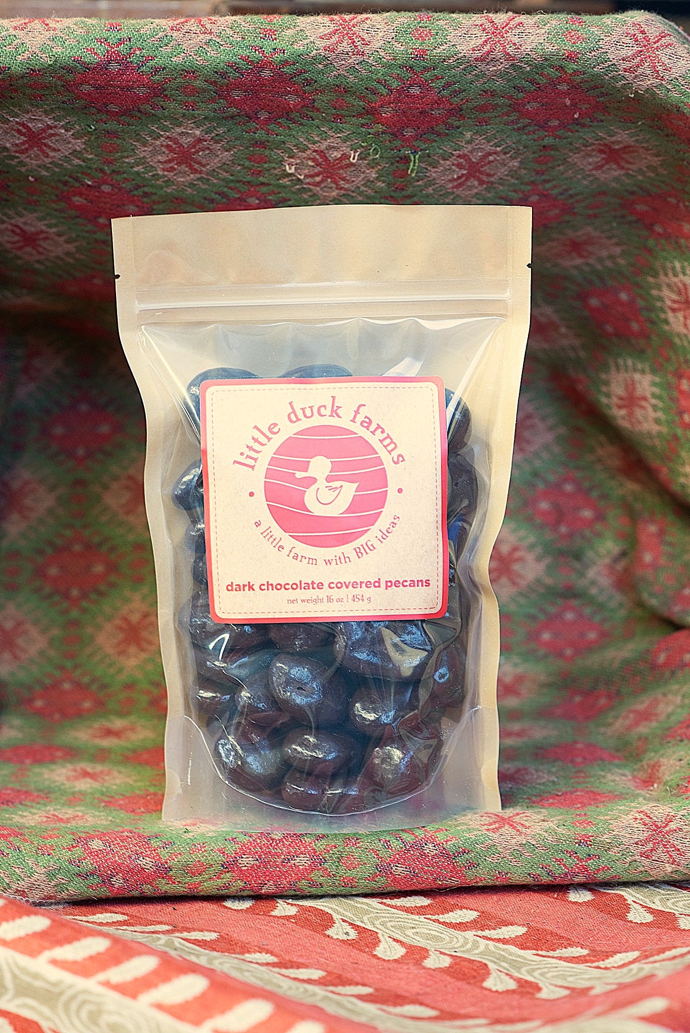 Dark Chocolate Covered Pecans